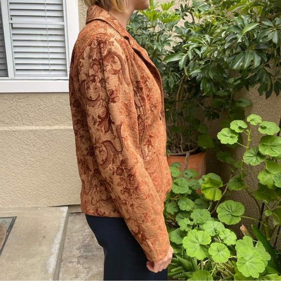 Vintage tan tapestry jacket - Picture 8 of 14